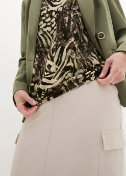 T-shirt à base élastiquée