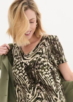 T-shirt à base élastiquée