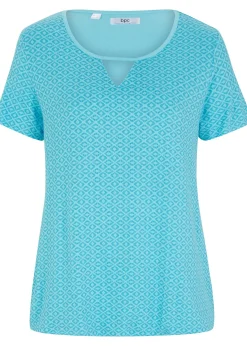 T-shirt à base élastiquée, manches courtes