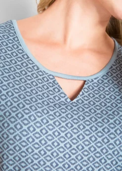 T-shirt à base élastiquée, manches courtes