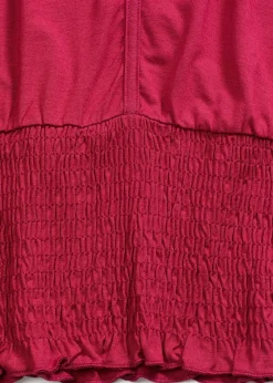 T-shirt à base smockée