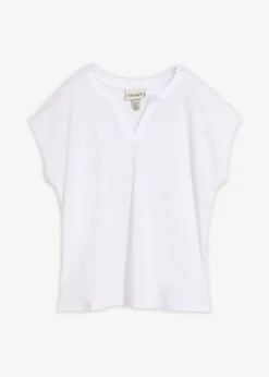 T-shirt à bordure satinée