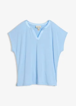 T-shirt à bordure satinée