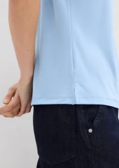 T-shirt à bordure satinée