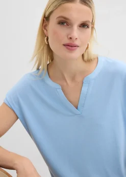 T-shirt à bordure satinée