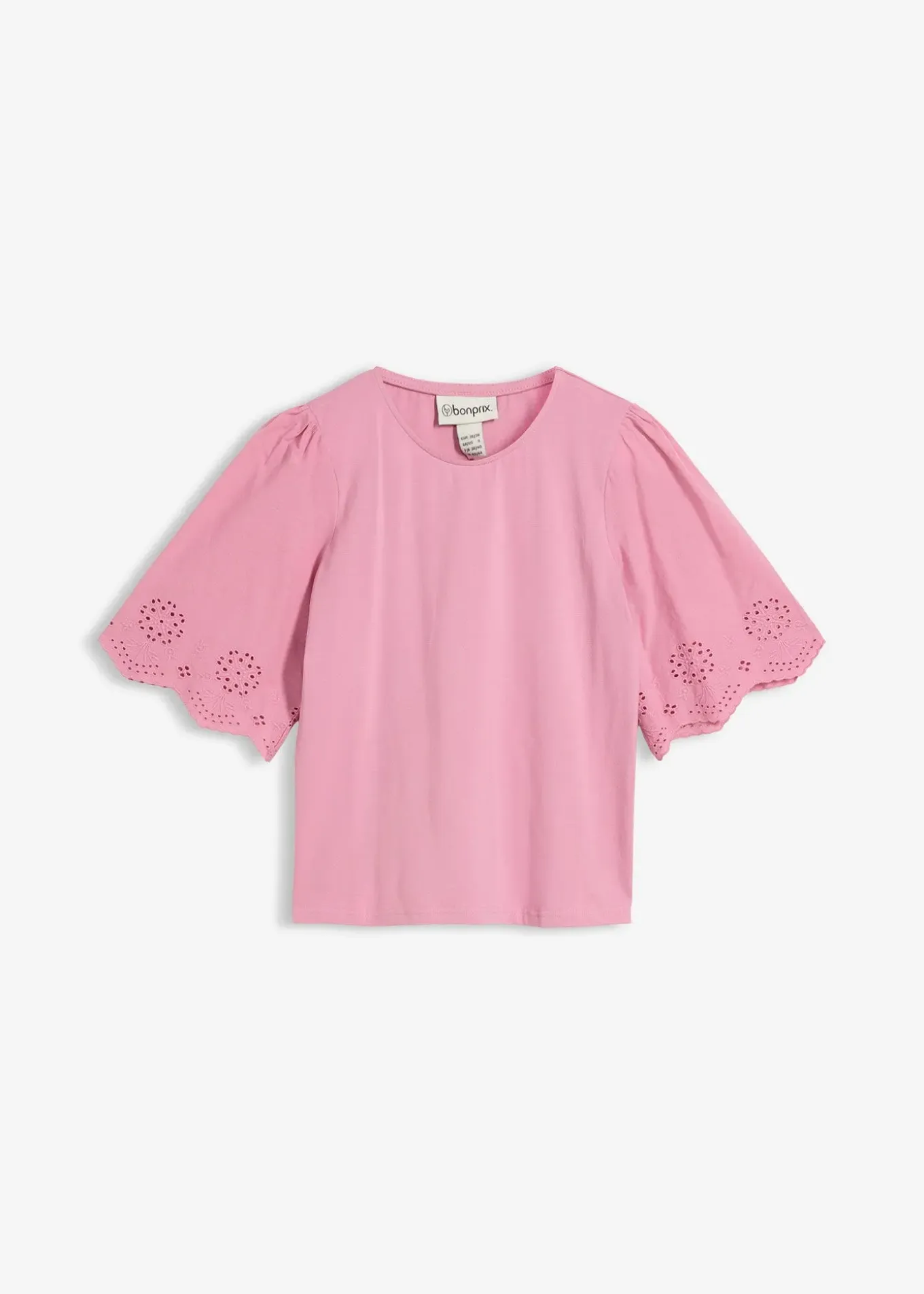 T-shirt à broderie anglaise