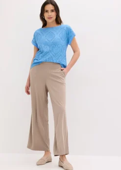 T-shirt à broderies anglaises