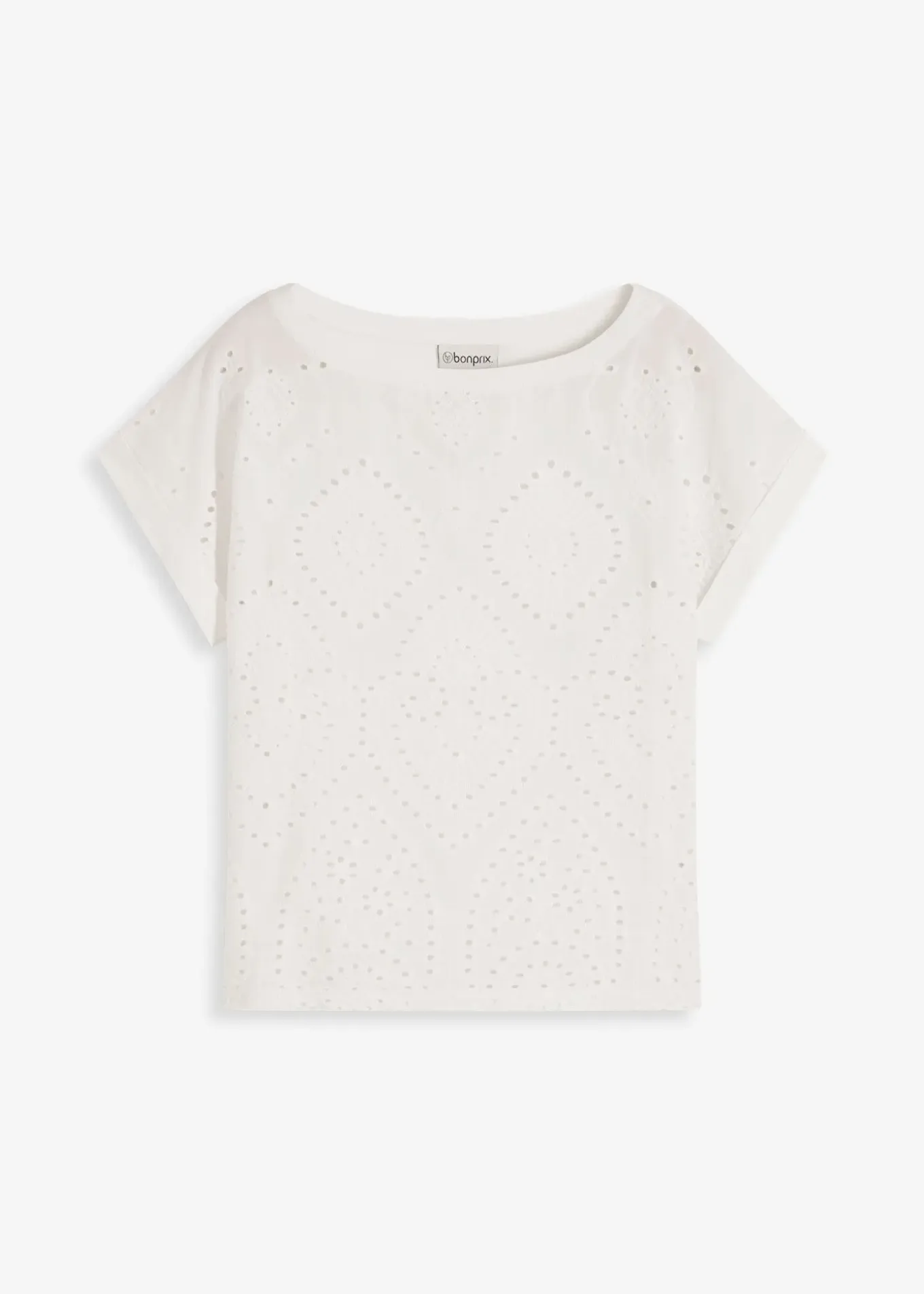 T-shirt à broderies anglaises