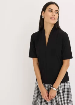 T-shirt à col calice