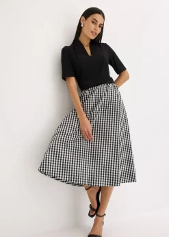 T-shirt à col calice