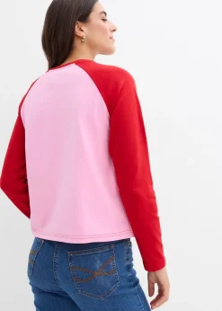 T-shirt 100% coton à manches raglan