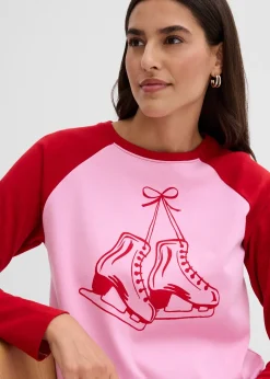 T-shirt 100% coton à manches raglan