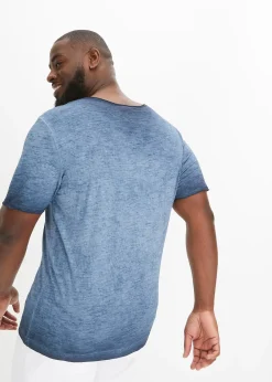 T-shirt 100% coton, aspect délavé