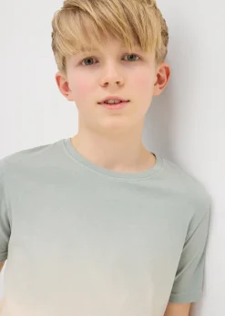 T-shirt 100% coton effet ombré