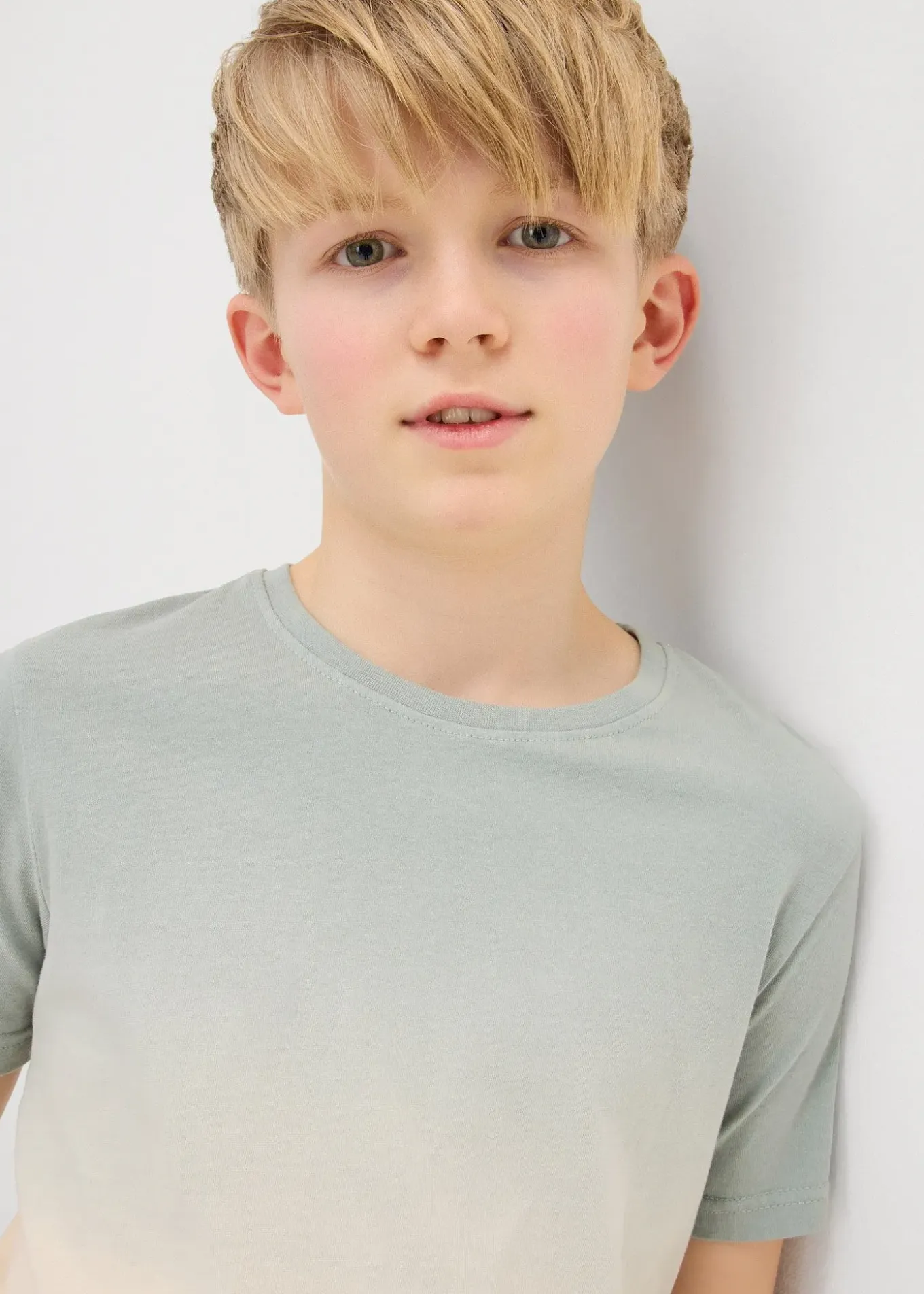 T-shirt 100% coton effet ombré