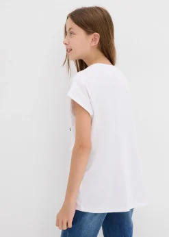 T-shirt 100% coton imprimé smiley