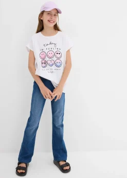 T-shirt 100% coton imprimé smiley