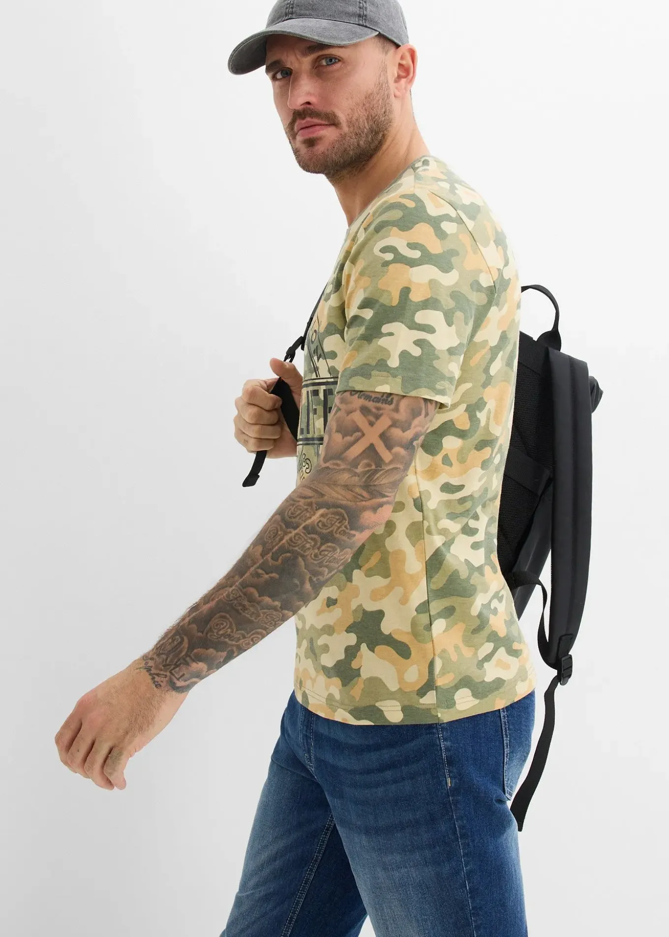 T-shirt 100% coton, slim