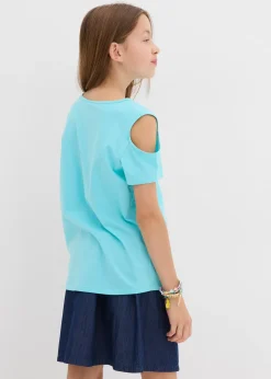 T-shirt à découpes 100% coton