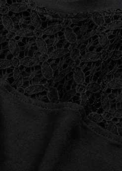 T-shirt à dentelle