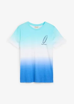 T-shirt à dégradé en coton