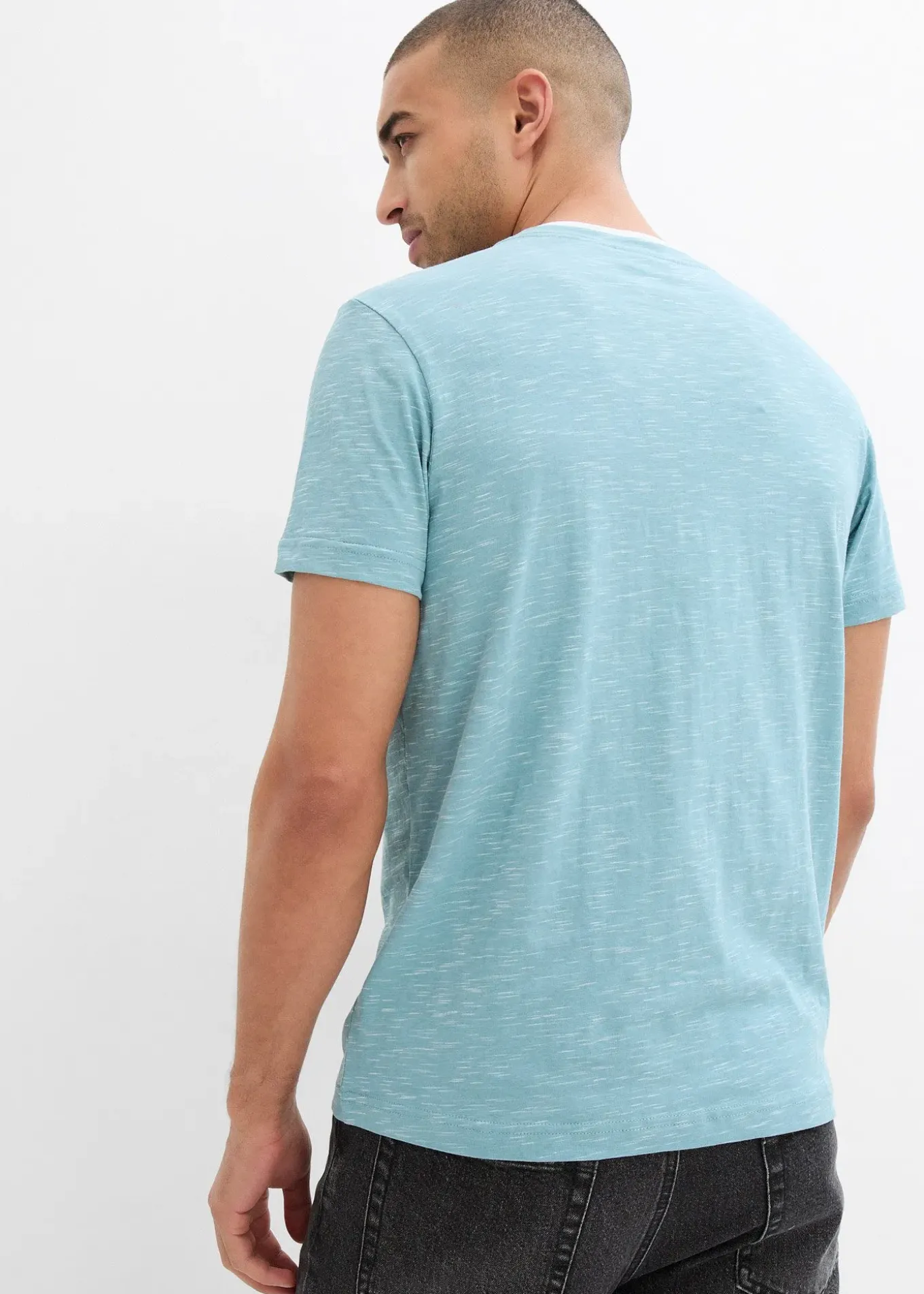 T-shirt 2 en 1 chiné