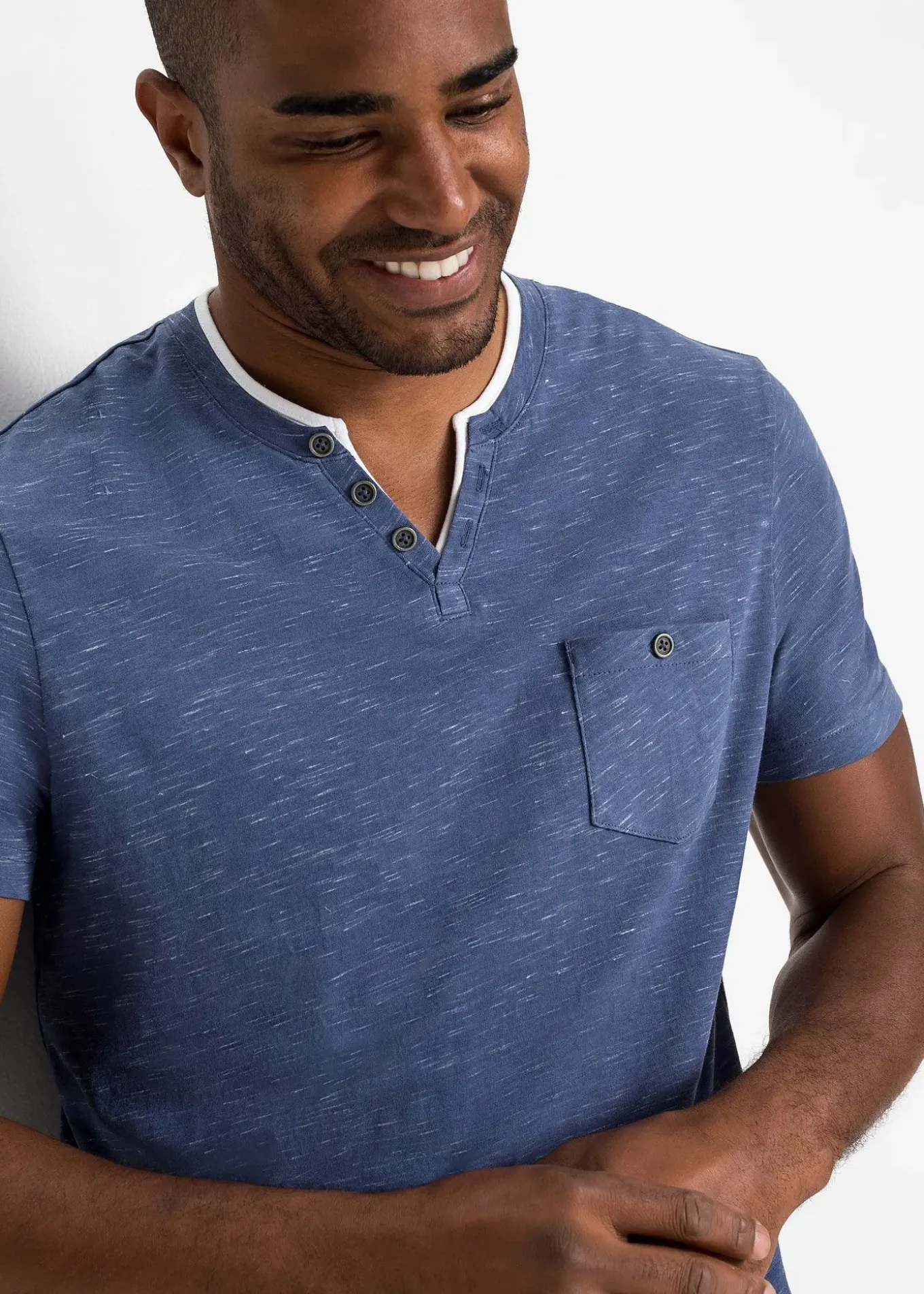 T-shirt 2 en 1 chiné