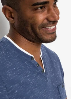 T-shirt 2 en 1 chiné