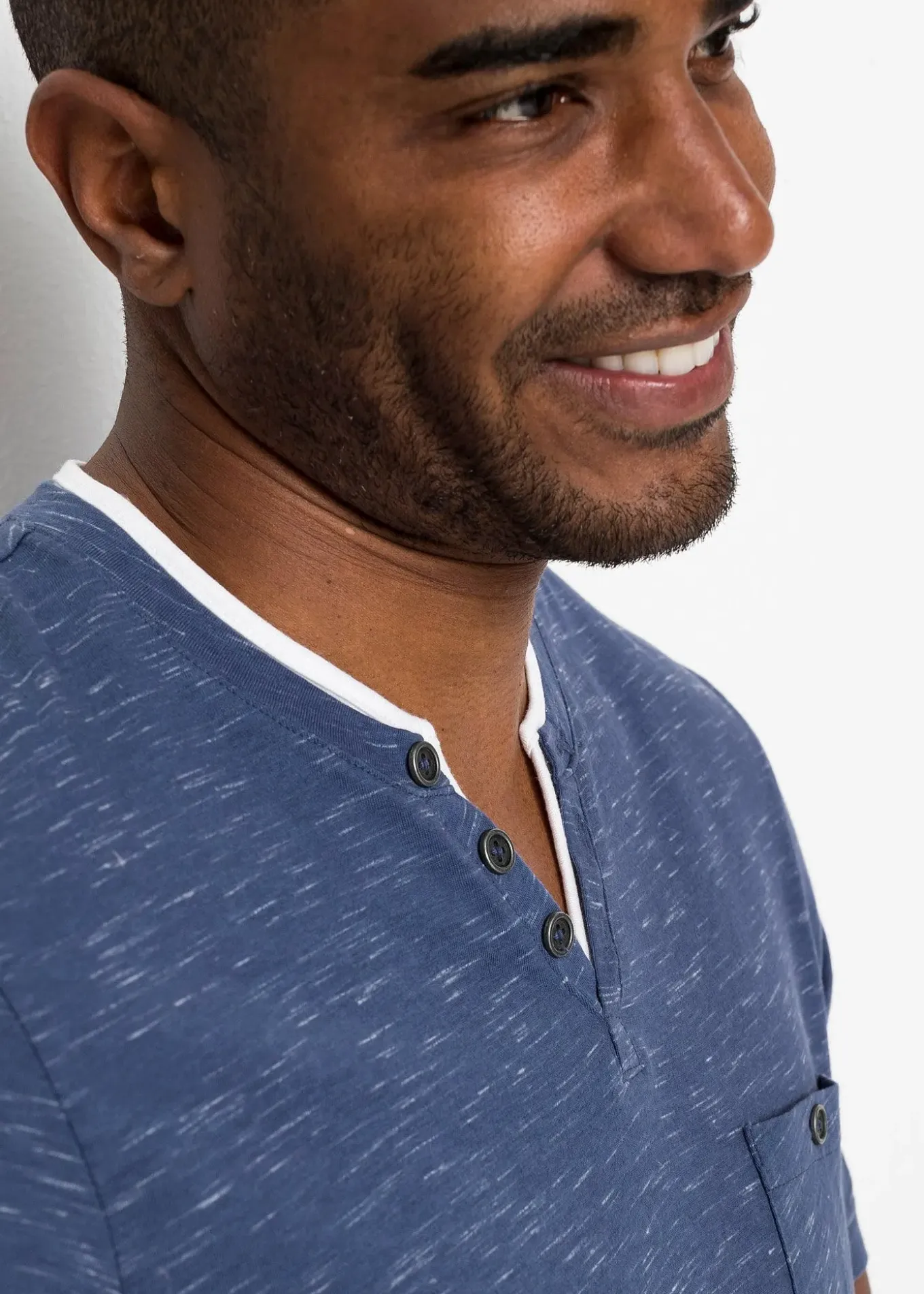 T-shirt 2 en 1 chiné