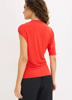 T-shirt à encolure asymétrique
