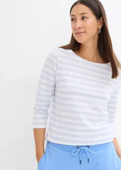 T-shirt à encolure bateau