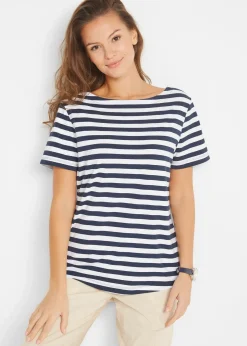 T-shirt à encolure bateau