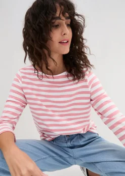 T-shirt à encolure bateau