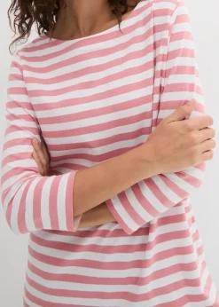 T-shirt à encolure bateau