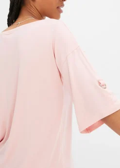 T-shirt à encolure bateau