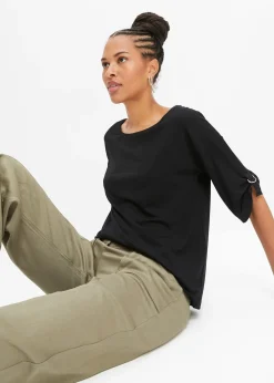 T-shirt à encolure bateau