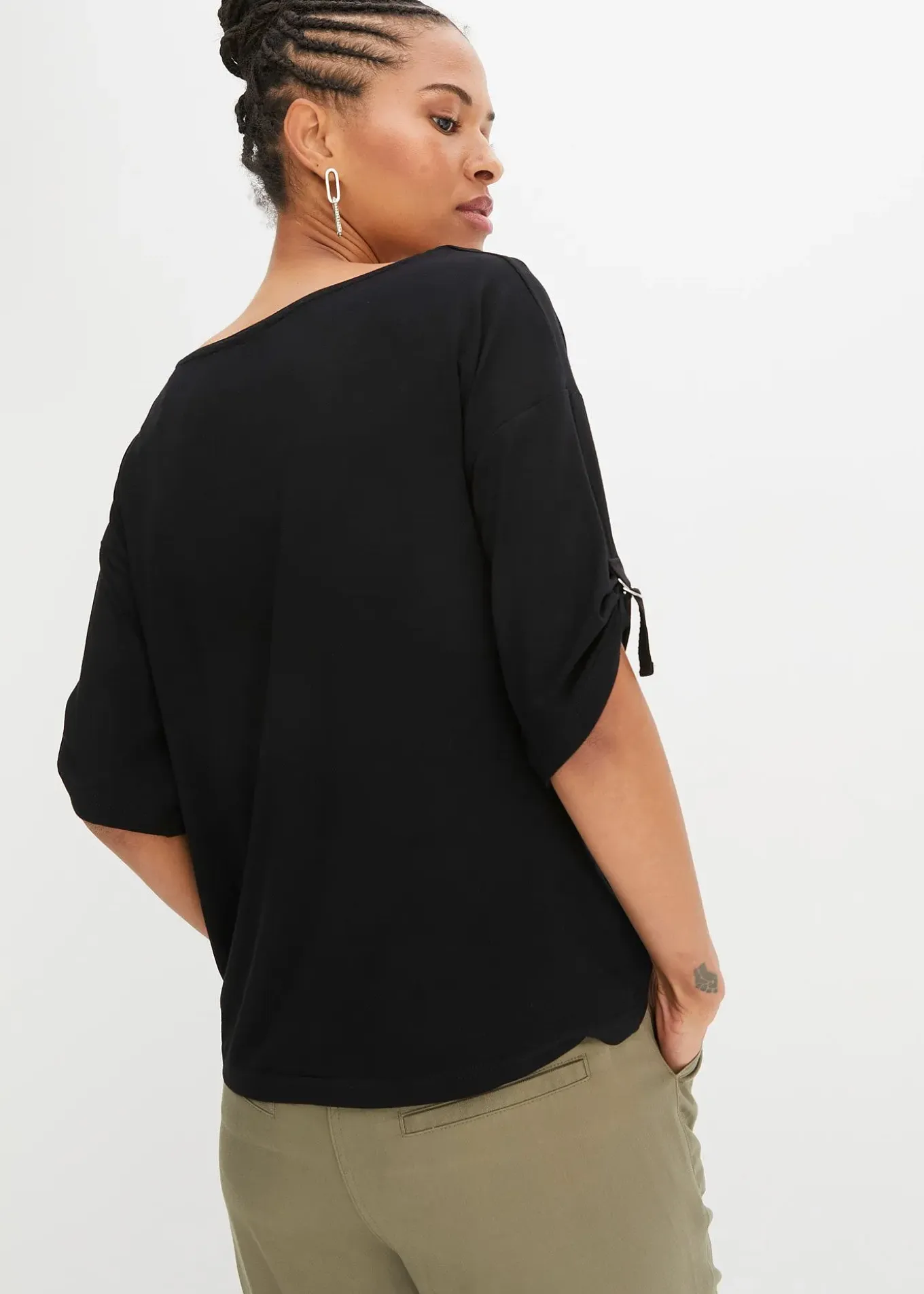 T-shirt à encolure bateau