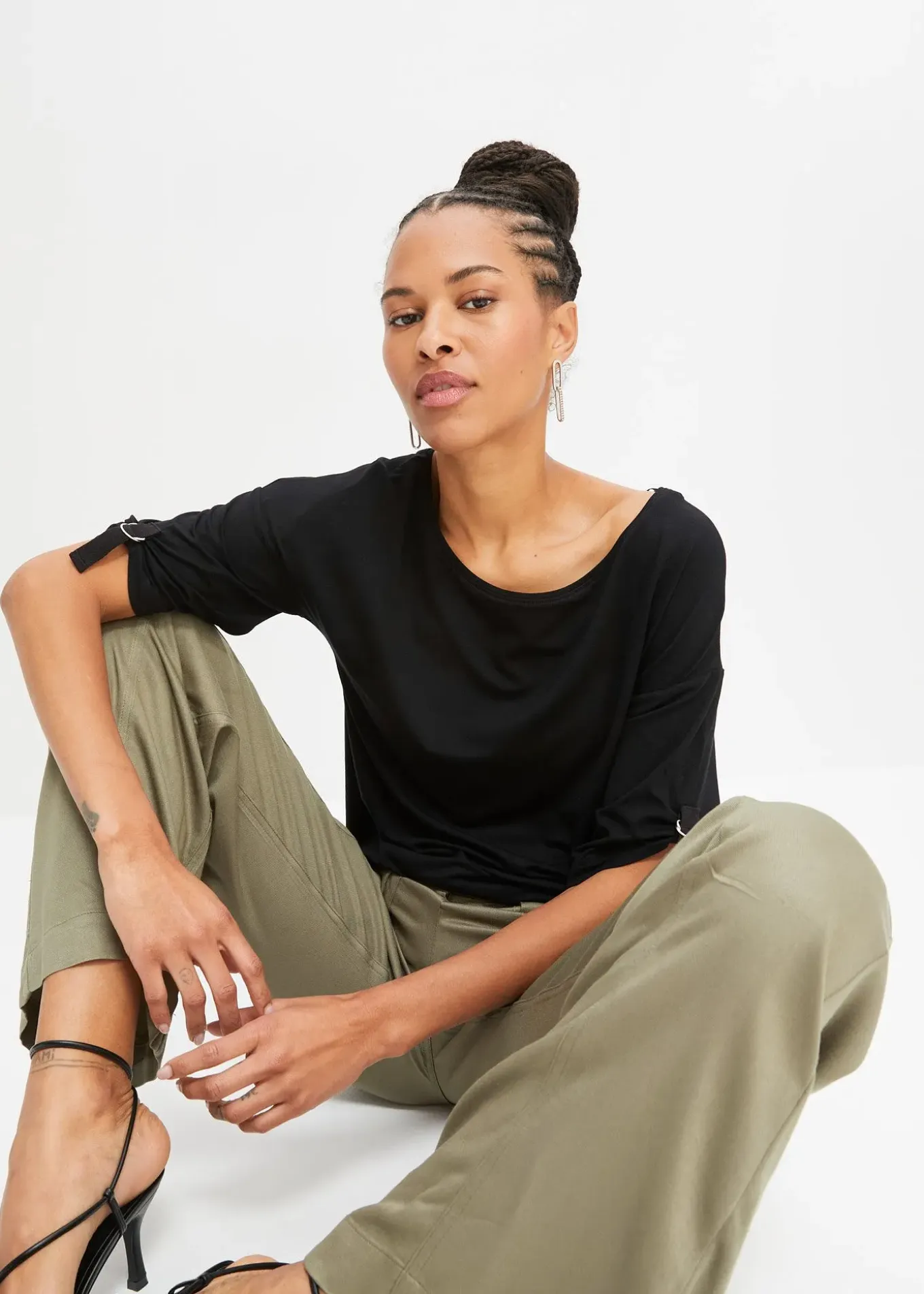 T-shirt à encolure bateau