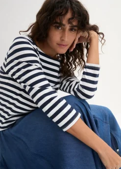 T-shirt à encolure bateau