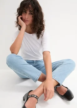 T-shirt à encolure bateau