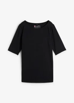 T-shirt à encolure bateau