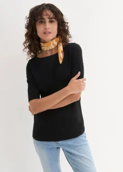 T-shirt à encolure bateau