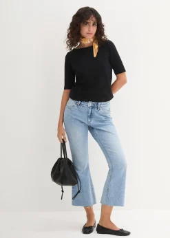 T-shirt à encolure bateau