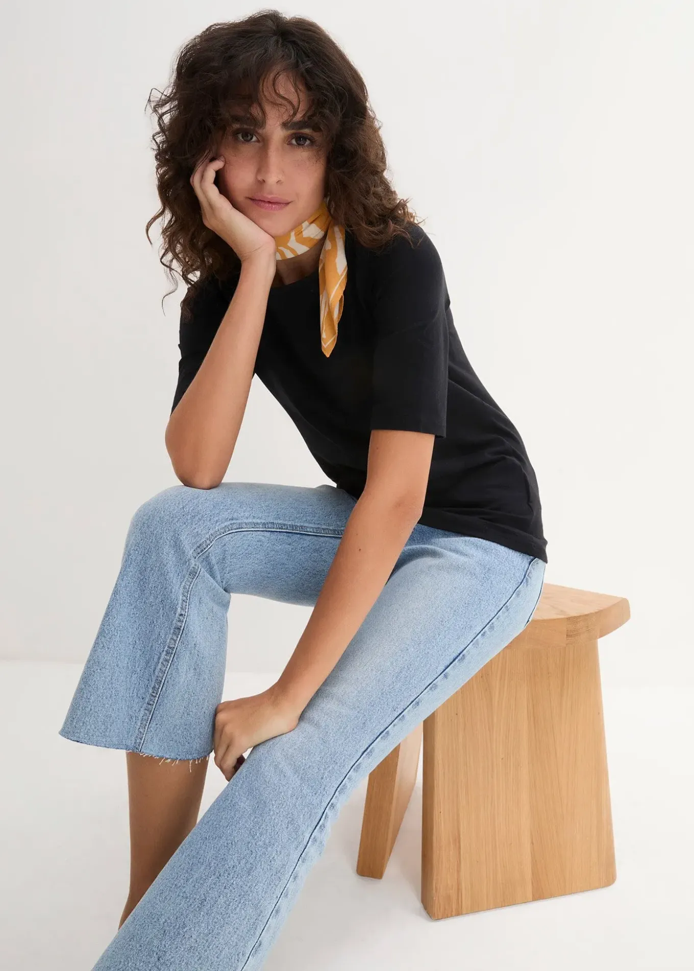 T-shirt à encolure bateau