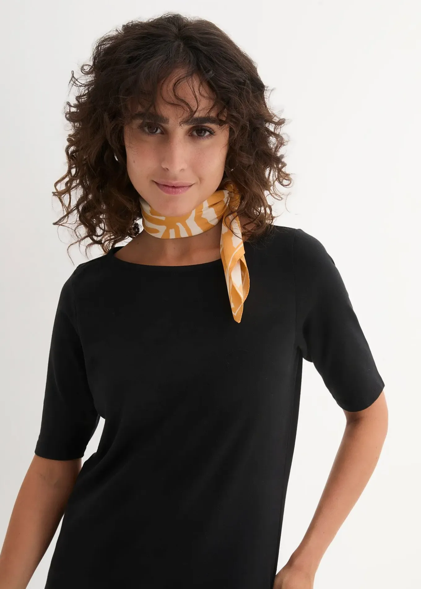 T-shirt à encolure bateau