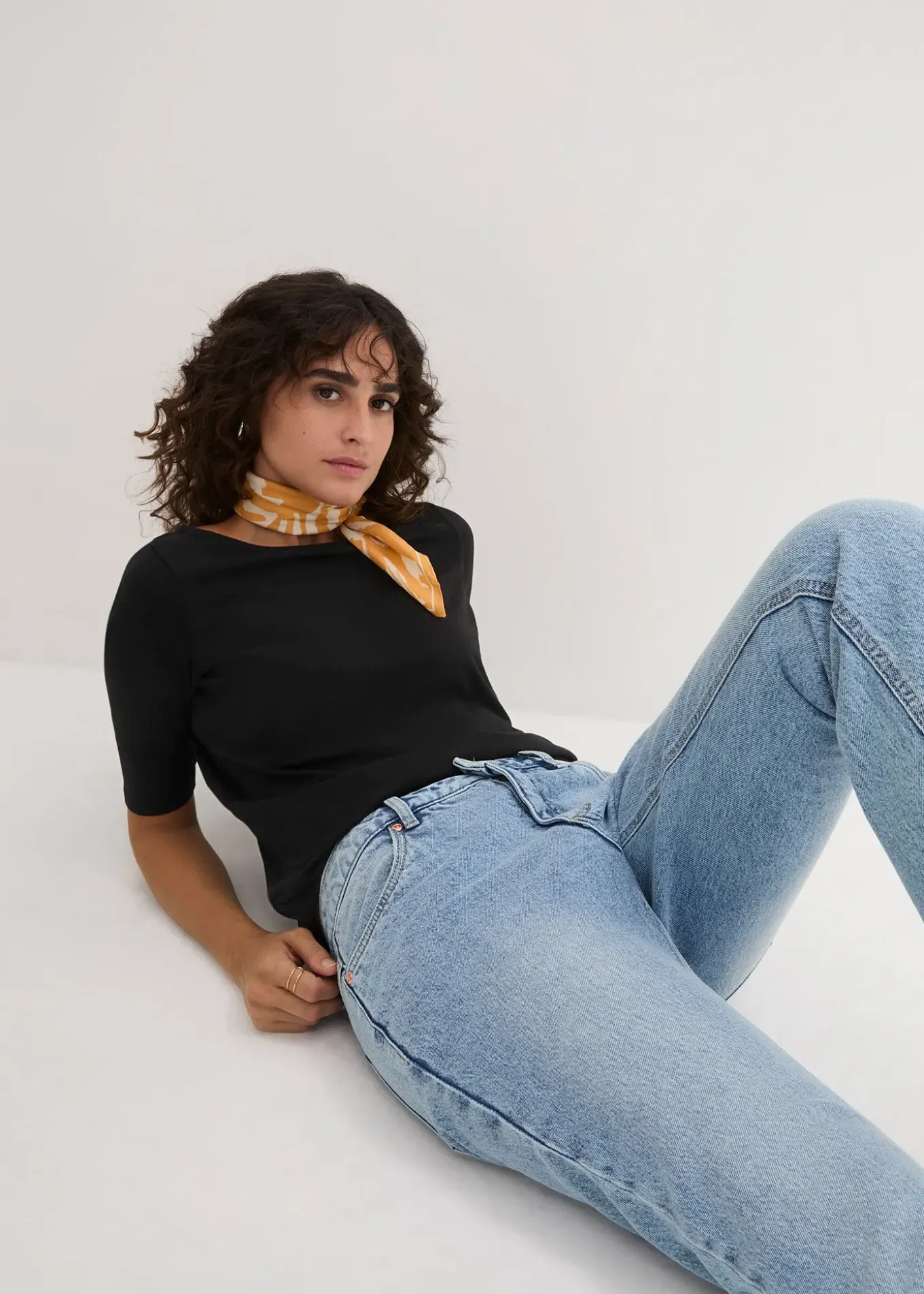 T-shirt à encolure bateau