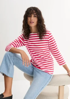 T-shirt à encolure bateau