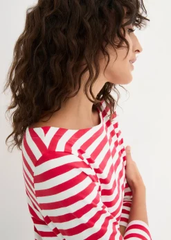 T-shirt à encolure bateau