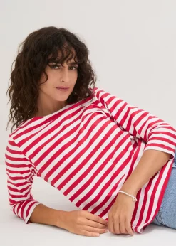 T-shirt à encolure bateau