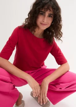 T-shirt à encolure bateau